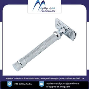 Rasoir de sécurité de luxe en métal Madhav de haute qualité avec lame unique pour hommes - Prix d'un fournisseur fiable - Product Image 4