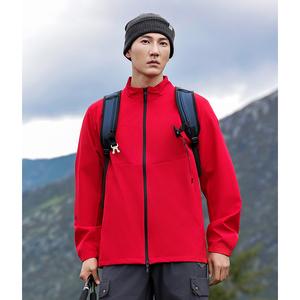 Vêtements de sport tactiques coupe-vent pour hommes, veste de randonnée d'hiver imperméable pour l'automne, fitness, entraînement, tissu tissé décontracté à fermeture éclair - Product Image 6