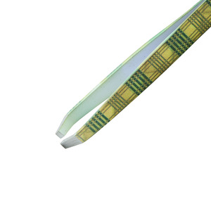 Pinzas de Punta Plana de Acero con Alto Contenido de Carbono de 9.5 cm - Pinzas Profesionales para Cejas, Reutilizables, Diseño Ecológico, Mango Cómodo - Product Image 4