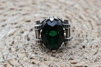 Anillo de Plata de Ley 925 con Diseño Turco Bohemio para Mujer, Corte Ovalado de Fresa, Hecho a Mano, Chapado en Rodio Negro, Ideal para Fiestas