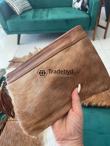 Tradebyd Luxury Goat Skin Clutch Bolso de noche hecho a mano Diseñador Elegante Monedero para mujer - Product Image 5