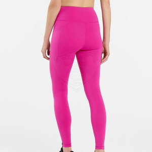 Leggings de yoga con diseño de logotipo personalizado, cintura elástica, venta directa de fábrica, ropa de gimnasio, servicio OEM. - Product Image 3