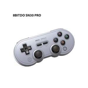 คอนโทรลเลอร์ 8BitDo SN30 Pro รุ่น Retro Classic สำหรับบลูทูธไร้สาย จอยสติ๊กพลาสติก อะแดปเตอร์ ใช้งานร่วมกับ PS2 และเกมบนพีซี - Product Image 1