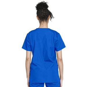 Uniformes de Hospital elásticos transpirables antiarrugas, Jogger de manga corta, uniformes de Enfermería de secado rápido, conjuntos apilados con volantes para mujer - Product Image 3