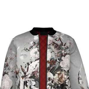 Veste de baseball d'hiver pour homme personnalisée professionnelle, veste matelassée avec lettrage en relief, revers réversible, décoration brodée, nouveauté - Product Image 6