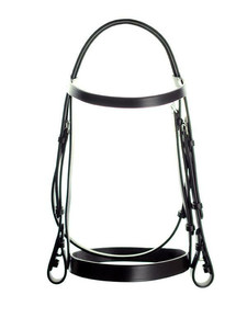 Bride en cuir anglais classique-1 1/4 "Muserolle Premium Leather Horse English Bridle Suppliers Horse Equipment Horse - Product Image 3
