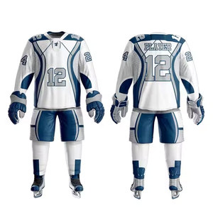 Conjunto de Uniforme de Hockey sobre Hielo para Hombre, Ropa de Equipo Premium, Cómoda, Duradera, Diseño Listo para el Juego, Ropa de Entrenamiento para Partidos - Product Image 2