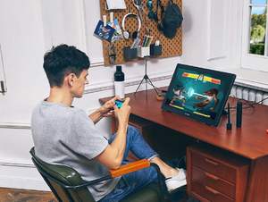 Artist 22 2nd Generation <b>Graphics</b> <b>Screen</b> <b>Tablet</b> Adjustable Stand PA6 Battery-free Stylus - Product Image 4