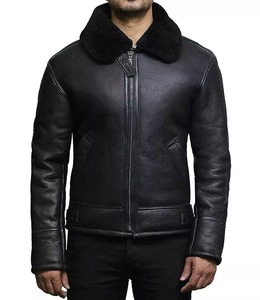 الرجال سائق الشاحنة توي التراث Shearling مبطنة بالأسى جيوب الموضة الكلاسيكية نمط الكلية سترة خضراء للرجال - Product Image 3
