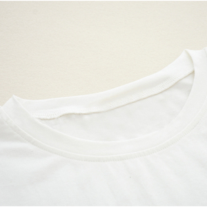 Vente en gros, impression de Logo personnalisé de concepteur graphique 100% coton blanc vierge pour dames t-shirt femme t-shirts - Product Image 3