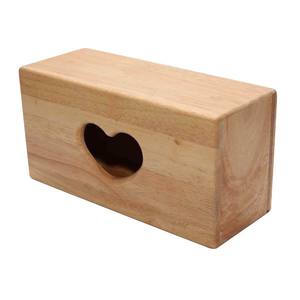Caja de pañuelos de madera clásica, última mesa de color de madera natural, caja de pañuelos de madera decorativa al mejor precio - Product Image 2