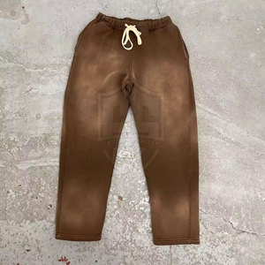 Nouvelle mode pour hommes, pantalon grande taille délavé au soleil, tissu en coton confortable, couleur personnalisable, style décontracté, hiver - Product Image 2