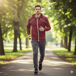 Protection UV Sweats à capuche personnalisés Léger Running Workout Gym Athletic Rash Guard Sweat à capuche à séchage rapide Sweat à capuche d'hiver personnalisé - Product Image 2