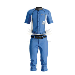 Uniforme de baseball personnalisé avec logo, léger, 100% polyester, pour adultes, surdimensionné, respirant, séchage rapide, ensemble de haute qualité SHAB PRO - Product Image 1