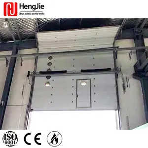 Sectional Gate Automatic Sectional Industrial Vertical Door Stainless Steel Garage Overhead Door Industrial Workshop
