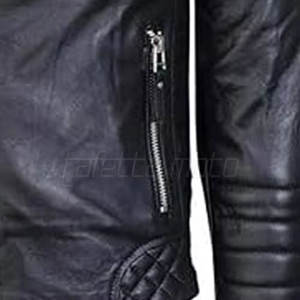 Chaqueta de Motociclista Informal Impermeable de Cuero Genuino al Mejor Precio, Chaqueta de Motociclista para Hombre, Tinte Liso, Venta en Línea - Product Image 5