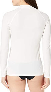 Maillot de bain Rash Guard pour femme à manches longues en Spandex/Polyester, personnalisé OEM, imprimé par transfert thermique, protection solaire, séchage rapide, UPF - Product Image 5