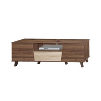 Meuble TV AMIN 160 au design contemporain, en aggloméré et MDF, à monter soi-même (DIY), idéal pour la maison, l'hôtel, l'appartement, le salon – Vente chaude