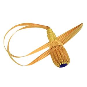 Ceinture de parade OEM, nœud sabre, or senior, croix rouge, fil de bullion cordonné, accessoires d'uniforme de cérémonie, couleur et logo personnalisables - Product Image 5