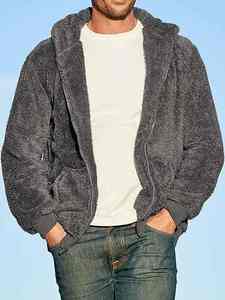 Chaqueta Polar de Invierno para Hombre, al por Mayor, OEM, de Alta Calidad, con Cierre, Talla Grande, Cuello Alto, Transpirable, Resistente al Viento, Ecológica - Product Image 3