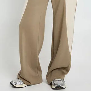 Ensemble de survêtement deux pièces color block pour femme, décontracté et respirant, 2026, avec taille élastique et cordons de serrage pour un ajustement confortable - Product Image 4