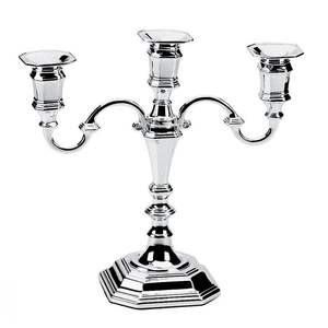 Candelabro de Aluminio Hecho a Mano de Estilo Europeo Retro Romántico, con Tres/Cinco Cabezas, Personalizable, para Decoración del Hogar y Cenas - Product Image 1