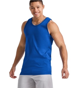 Wholesales High-Quality Screen Print Men'S Sports Gym Tank Top <b>Thick</b> Neck Acid Washed Sleeveless <b>T</b>-<b>Shirt</b> - Product Image 1