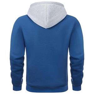 เสื้อฮู้ดสวมหัวโพลีเอสเตอร์100% สำหรับผู้ชายเสื้อกันหนาวขนแกะแขนยาวพิมพ์ลายดิจิตอลมีกระเป๋าบล็อคเพื่อความสบาย - Product Image 6