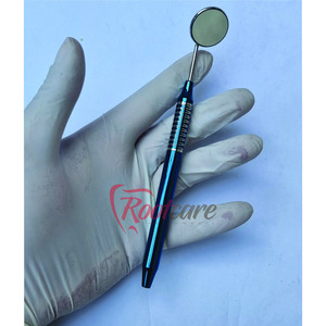 Kit de Examen Dental Básico Rootcare Dental Blue PMT, 3 Piezas, Juego de Diagnóstico Dental de Acero Inoxidable, Manual Quirúrgico, CE - Product Image 3