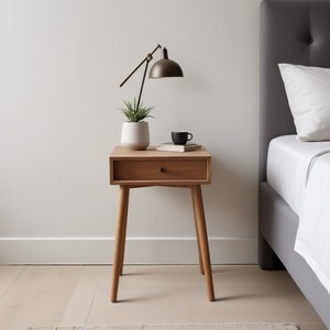 โต๊ะข้างเตียงทำจากไม้ธรรมชาติทันสมัยสำหรับห้องนั่งเล่นโต๊ะกาแฟทำจากอินเดีย - Product Image 4