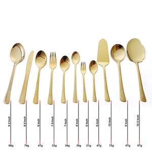 Hochwertiges Goldfarben-Besteckset für Hochzeiten und Bankette Umweltfreundliches 6-Personen-Besteckset zu Günstigen Preisen - Product Image 5