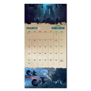 Calendario de Mesa con Mini Póster de The Mandalorian 2025, Reloj de Papel para Promoción - Product Image 2