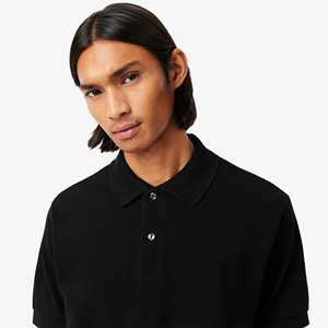 Taille adulte 100% coton pour hommes pour T-shirts polo Dernière conception Léger Respirant Outwear Slim Fit Solid Pattern - Product Image 4
