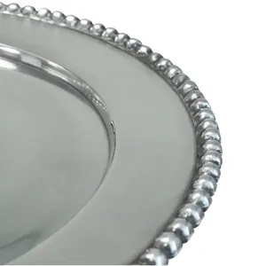 Ensemble de 3 supports ronds pour gâteaux et désert Qualité supérieure Différentes tailles Argenterie Supports à gâteaux en métal poli miroir - Product Image 3