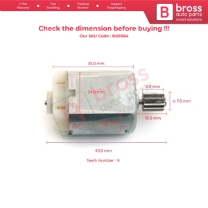 BGE664 ตัวล็อคประตู 12V DC แอคชูเอเตอร์ มอเตอร์เกียร์ขนาดใหญ่สำหรับ - Product Image 6