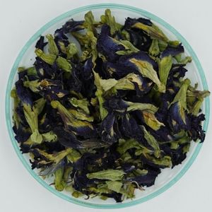 ดอกไม้ถั่วผีเสื้อ (aparajita phool) 100% sortex ทำความสะอาดอาหารของมนุษย์เกรดธรรมชาติดอกไม้แห้งชาสีฟ้าสำหรับสมุนไพร - Product Image 3