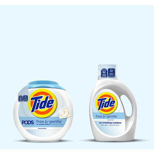 ไทด์ ฟรีแอนด์เจนเทิล สูตรสำหรับผิวแพ้ง่าย ไทด์ ฟรีแอนด์เจนเทิล ฟอร์มูล่า พ็อดส์ ปราศจากสารก่อภูมิแพ้ ทำความสะอาดทรงพลัง สะดวกด้วยการตวงสูตรล่วงหน้า - Product Image 4