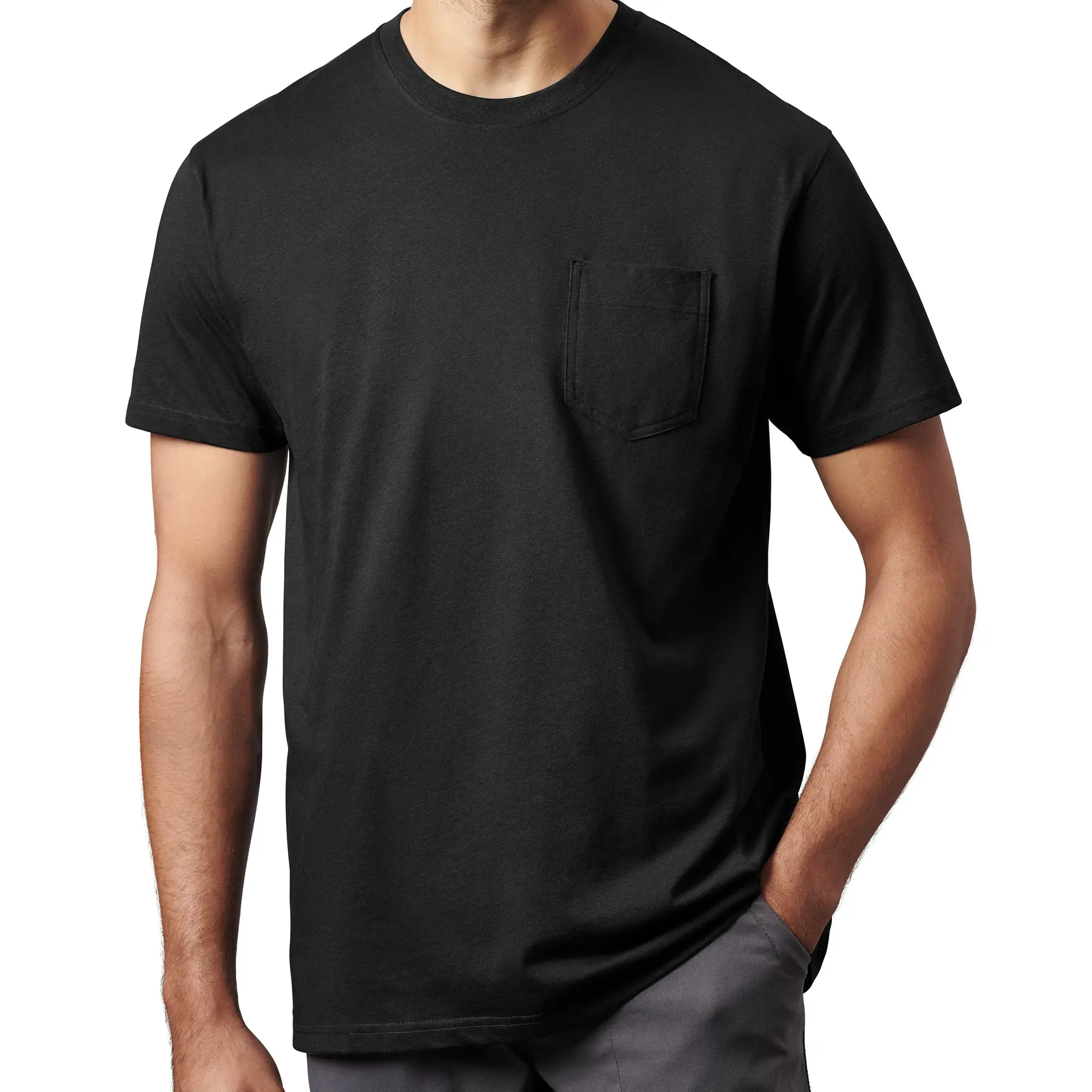 Wholesale High Quality Fashion Cheap 100% Cotton Men T shirts Custom Logo Plain Blank Tshirts