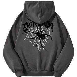 Ropa de calle de manga larga suelta Fit hombres sudaderas con capucha logotipo personalizado mejor calidad hombres sudaderas con capucha para la venta - Product Image 3