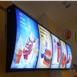 Hiệu quả cao không thấm nước <span class=keywords><strong>LED</strong></span> menu ánh sáng Hộp dấu hiệu sáng trở lại thắp sáng hiển thị cho thức ăn nhanh cafe nhà hàng quảng cáo Bảng menu - Product Image 1