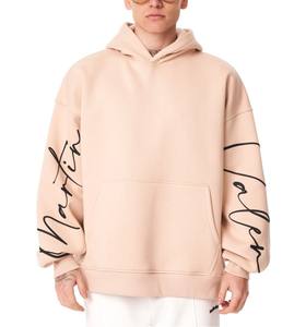 Sweat-shirt à capuche en coton avec logo personnalisé pour hommes, couleur géométrique personnalisable pour le service d'hiver OEM - Product Image 1