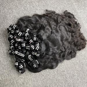 Extensiones de cabello virgen vietnamita crudo de alta calidad 100%, cabello de trama alineado con cutícula Natural de un donante de onda de cabello VQ - Product Image 3