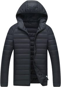 Veste matelassée légère compressible matelassée résistante à l'eau 4 poches Manteau matelassé thermique isolé pour l'hiver - Product Image 3