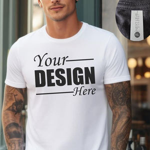 Next Level Apparel Hommes Ajusté Respirant Usine Promotionnel T-shirt En Gros Bas quantité minimale de commande Personnaliser Votre Propre Impression de Logo T-shirt - Product Image 1