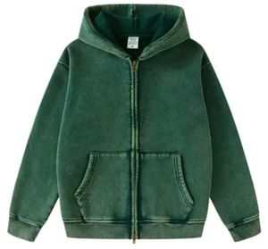 High Quality 100% Cotton Acid Washed Pullover Hoodie French Terry 'High Street Series' <b>Vintage</b> Stone Washed Similar Old <b>Sweater</b> - Product Image 6