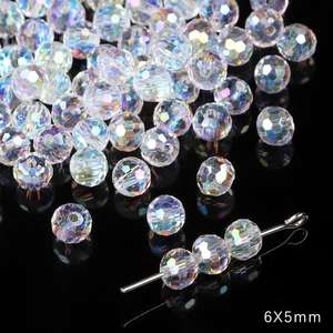 Perles de verre au chalumeau et de verre de qualité en gros perles de verre transparentes colorées pour la fabrication de bijoux à bricoler soi-même-collier et bracelet - Product Image 2