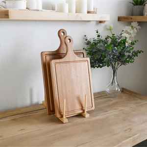 Tabla de cortar de madera 100% de calidad superior apta para lavavajillas para uso en utensilios de cocina - Product Image 1