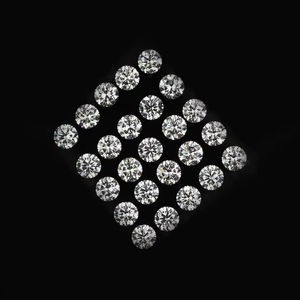 Piedras Preciosas de Moissanita Redondas Sueltas de Alta Calidad de 3 mm a 7 mm, Blancas Naturales, Creadas en Laboratorio para la Fabricación de Joyas al por Mayor - Product Image 1