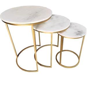 Juego de mesa de centro de madera anidada de 3 piezas moderno para sala de estar, Bar, escuela, como mesa de sofá - Product Image 3