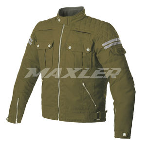 Chaqueta de Motocicleta Corta de Talla Grande con Certificación CE, Impermeable, Transpirable, para Todas las Estaciones, con Textil Reflectante para Motociclismo - Product Image 1